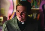  ??  ?? Henry Thomas, the kid from E.T., portrays Father Tom in the new Ouija movie.