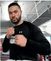  ??  ?? Joseph Parker will have increasing options to a world title if Tyson Fury is stripped of his WBA and WBO belts.