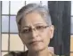  ??  ?? Gauri Lankesh