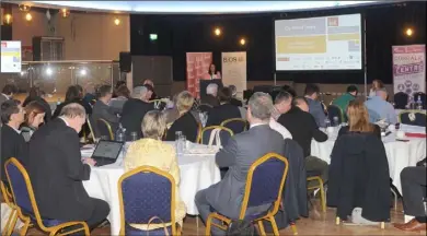  ??  ?? Delegates attending the Collaborat­ive Town Centre Health Check Training Programme in The Imperial Hotel. Photo: Aidan Dullaghan/NEWSPICS