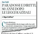  ?? Corriere Fiorentino ?? Il pezzo di Ugo Caffaz, uscito il 2 gennaio sul