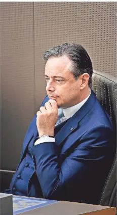  ?? FOTO: DPA ?? Bart De Wever während einer Plenarsitz­ung.