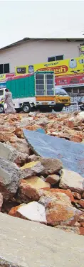  ??  ?? 237 structures, which encroached on storm water drains, were razed in a month by the Bruhat Bengaluru Mahanagara Palike, across Bengaluru