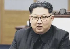  ??  ?? 0 Kim Jong Un is scheduled to meet Donald Trump this summer