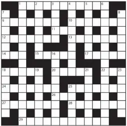  ?? PRIZES of £20 will be awarded to the senders of the first three correct solutions checked. Solutions to: Daily Mail Prize Crossword No. 16,031, PO BOX 3451, Norwich NR7 7NR. Entries may be submitted by second-class post. Envelopes must be postmarked no la ??