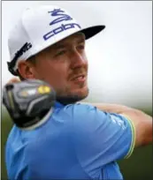  ?? THE ASSOCIATED PRESS ?? Jonas Blixt watches his hit off the 18th tee during the third round of the PGA Zurich Classic.