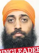 ??  ?? RINGLEADER DEPRAVED Sex beast Dhaliwal was convicted of 22 rapes involving 11 girls