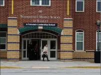  ?? File photo by Joseph B. Nadeau ?? Three students have now been charged in connection to a pair of incidents at Woonsocket Middle School on Feb. 16.