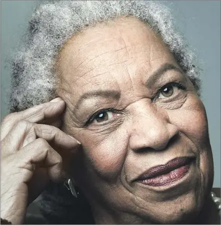  ?? Nikki Kahn Washington Post/Getty Images ?? TONI MORRISON, in 2008, once described writing as “the most extraordin­ary way of thinking and feeling.” She died Monday at 88.