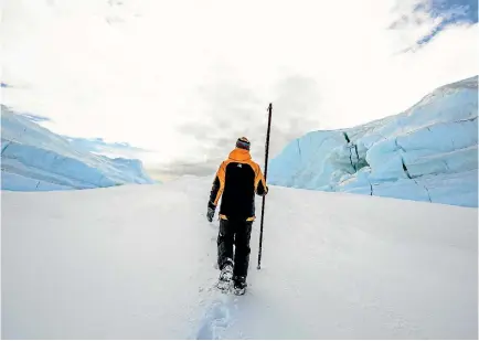  ?? PHOTO: ANTARCTICA NEW ZEALAND 2014-15 ?? Scientists matter but the TV series also features the mountainee­rs, mariners and Hagglund drivers who keep Kiwi scientists safe in Antarctica.