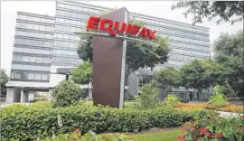  ?? Mike Stewart Associated Press ?? THE DATA breach at Equifax exposed the Social Security numbers and birth dates of up to 143 million people. Above, the company’s Atlanta offices in 2012.