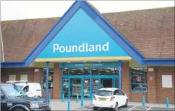  ??  ?? Poundland at Warren Retail Park will be replaced by Home Bargains