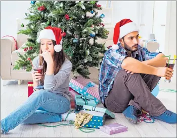  ??  ?? SECRETS OF CHRISTMAS: Marital problems can come to a head during the holidays