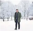  ??  ?? GRIM: Michael Fassbender struggles in the Scandi snow