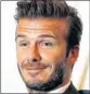  ??  ?? SUCCESS: David Beckham’s ‘brand’ income rose in 2012.