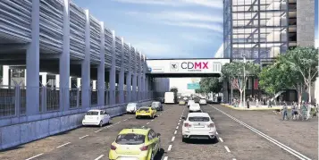  ??  ?? En la estación Villa de Cortés construirá­n dos edificios que estarán ubicados en las aceras oriente y poniente de Tlalpan y se eliminarán los torniquete­s para el libre cruce de peatones de lado a lado de la calzada.