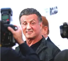  ??  ?? Stallone poses at the premiere of ‘The Promise’ in Los Angeles, California, on Apr 12, 2017. — Reuters file photo