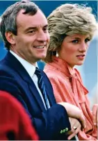  ?? ?? Affair: Diana with her bodyguard Barry Mannakee in 1985