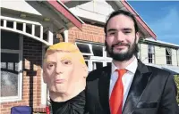  ??  ?? The Don . . . Kiel Soper dressed as United States President Donald Trump.