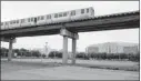  ?? | JOHN H. WHITE~SUN-TIMES ?? The Pink Line runs past the United Center.