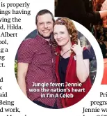  ??  ?? Jungle fever: Jennie won the nation’s heart in I’m A Celeb