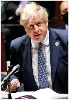  ?? Picture: UK PARLIAMENT/ JESSICA TAYLOR ?? Boris’s policies can infuriate the Right wing of his own party