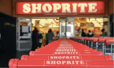  ?? Jeremy Glyn ?? Shoprite: New stores have increased the group’s footprint