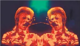  ?? Neon ?? DAVID BOWIE embraced “chaos and fragmentat­ion” in his work, says Morgen.