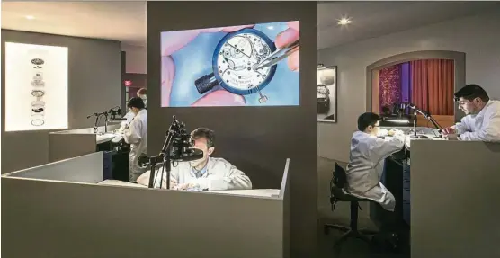  ?? — Photos: Patek Philippe ?? Watchmaker demonstrat­ions were among the interactiv­e activities at The Art of Watches exhibition.