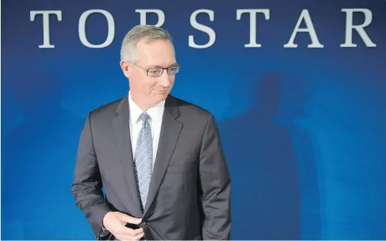  ?? CHRIS YOUNG/THE CANADIAN PRESS ?? Torstar CEO David Holland says it was worth trying to make Torstar’s ambitious tablet edition a success, despite the disappoint­ing readership numbers.