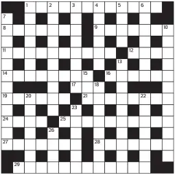  ?? PRIZES of £20 will be awarded to the senders of the first three correct solutions checked. Solutions to: Daily Mail Prize Crossword No. 15,899, PO BOX 3451, Norwich, NR7 7NR. Entries may be submitted by second-class post. Envelopes must be postmarked no l ??