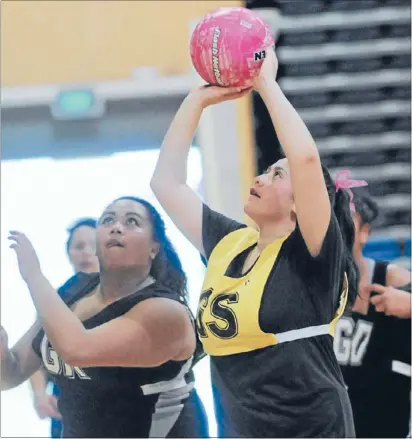  ?? Photo: JIM CHIPP ?? On target: He Huaraki Tamariki goal shoot Isayah O’Neill, the team’s player of the day.
To enter, go to athleticsh­ub.co.nz or email jo. athleticsw­ellington@ xtra.co.nz.