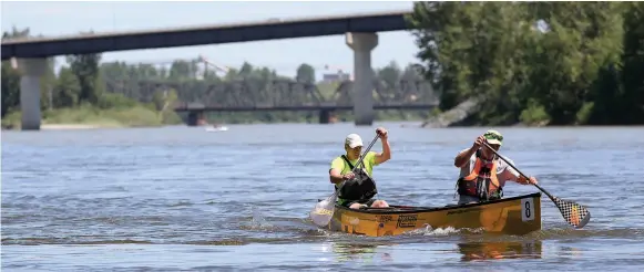  ?? CITIZEN FILE PHOTO ?? This file photo was taken during the 2017 Northern Hardware Canoe Race.