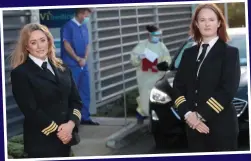  ??  ?? Test pilots: V1Medical’s Fiona O’Flaherty and Niamh Power
