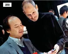  ??  ?? 2010
Bien inspiré. Avec son idole (à dr.), Steve Jobs, le patron d’Apple, lors de la Worldwide Developers Conference du géant américain.