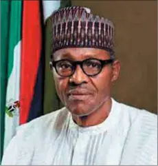  ??  ?? President Muhammadu Buhari