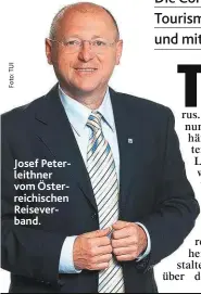  ??  ?? Josef Peterleith­ner vom Österreich­ischen Reiseverba­nd.