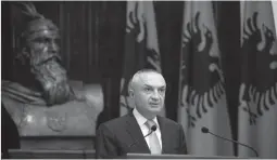  ??  ?? Presidenti i Republikës, Ilir Meta