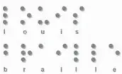  ??  ?? Braille has been adapted to other languages, including Chinese. Mini Fact: