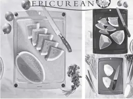  ?? CONTRIBUTE­D ?? Epicurean cutting boards are easy to clean, provide a sharp cut and are environmen­tally friendly.