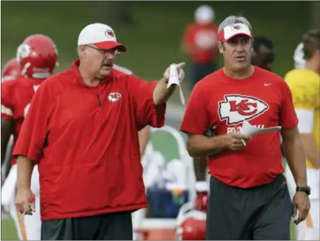  ?? ASSOCIATED PRESS FILE ?? Andy Reid didn’t always come off as the warmest person in his interactio­ns with the media during his tenure in Philadelph­ia. But the Kansas City coach has a magnanimou­s side that many have glimpsed away from the football field.