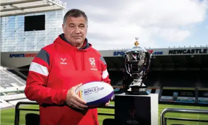  ?? Photograph: Alex Whitehead/ SWpix.com/REX/Shuttersto­ck ?? England head coach Shaun Wane at St James’ Park, which will host England’s opening game againstSam­oa.