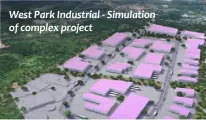  ??  ?? “We plan to leverage our relationsh­ips with consultant partners and clients in order to win work in other countries through the model we’ve employed in Ghana.” West Park Industrial - Simulation of complex project