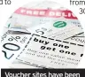  ?? ?? Voucher sites have been a success in recent years