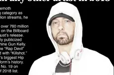  ??  ?? Eminem
