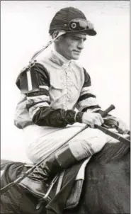  ?? PHOTO NATIONAL MUSEUM OF RACING AND HALL OF FAME ?? 1977NMHOF Hall of Fame inductee jockey Manuel Ycaca