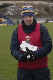 ??  ?? Wicklow manager Kevin O’Brien.