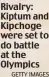  ?? GETTY IMAGES ?? Rivalry: Kiptum and Kipchoge were set to do battle at the Olympics