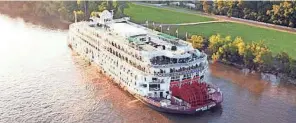  ?? PROVIDED BY AMERICAN QUEEN ?? American Queen Steamboat Company operated cruises on Mississipp­i River and tributarie­s before closing recently.