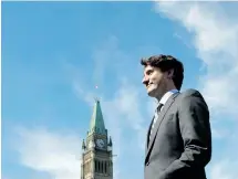  ??  ?? Prime Minister Justin Trudeau: “We’re not raising taxes on the middle class — we’re lowering them.”